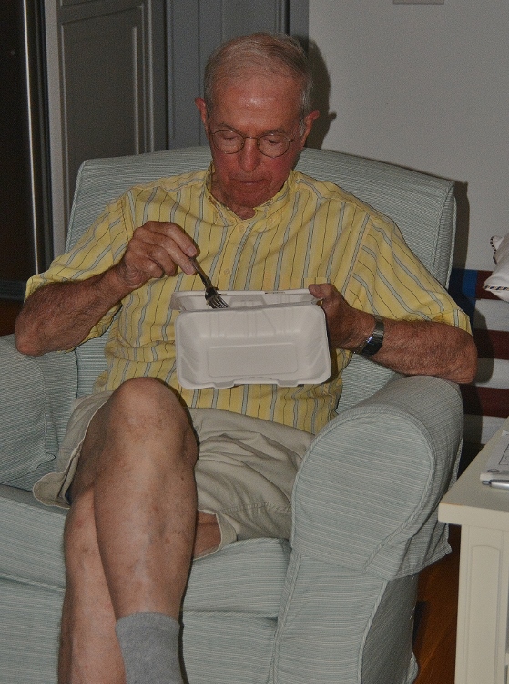 Al with his leftovers